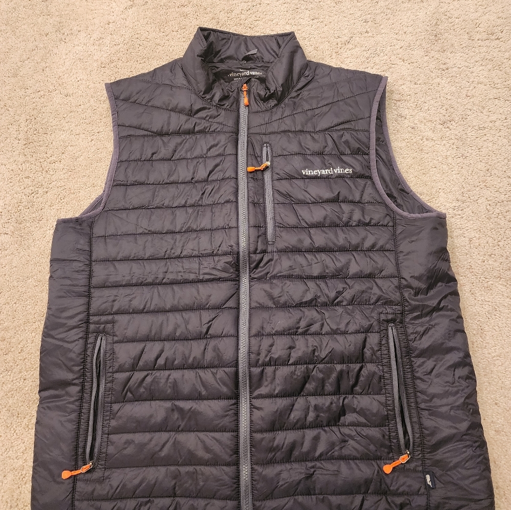 Vineyard Vines - Quilted puffer vest - Gray